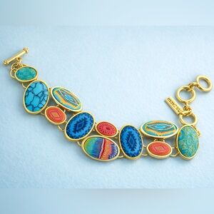 Jil Zarah Turquoise Cobblestone Bracelet